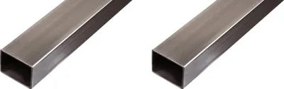 Produktbild von Alberts 2 x Rechteckrohr, Stahl roh, 40 x 30 x 1,5 mm, Länge 2 m
