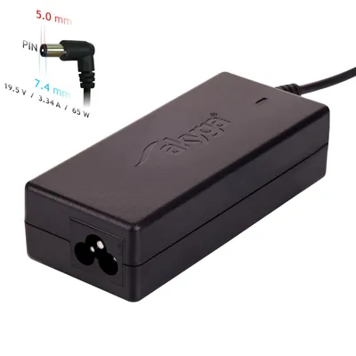 Obrázek produktu pro Akyga AK-ND-05 napájecí adaptér/střídač Indoor 65 W Černá