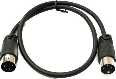 Zdjęcie produktu dla SYSTEM-S Kabel S-Video 50 cm Din 3 pin wtyk-wtyk czarny