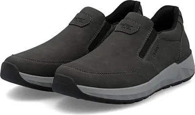 Zdjęcie produktu dla Rieker męskie buty wsuwane szaro-czarny, Kolor:szary, Rozmiar EU:47