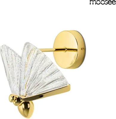Zdjęcie produktu dla MOOSEE lampa ścienna BUTTERFLY S złota