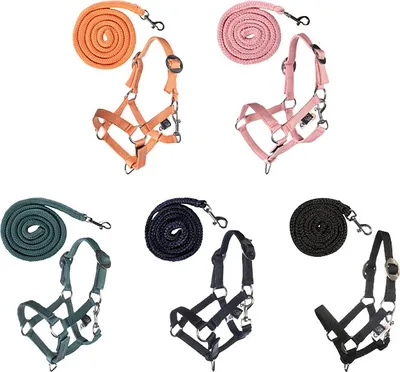 Image de HKM Kids Halfter und Strick Hobby Horsing Basic Türkis