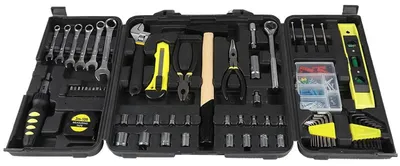 Image de Set d'outils BURI 169 pièces Mallette à outils Caisse à outils Set d'outils
