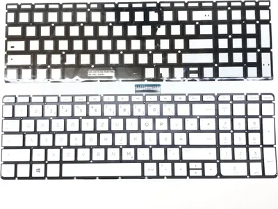 Productafbeelding van DUITS - Zwarte toetsenbordverlichting, compatibel met HP Pavilion x360 15-bk100