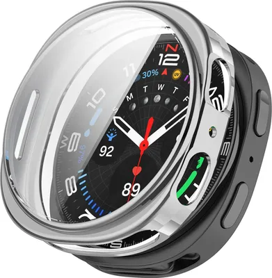 Produktbild von Strap-it Soft Case Schutzhülle aus TPU Material - passend für Samsung Galaxy Watch 8 - 40mm (silber)