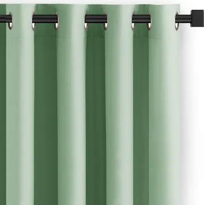Produktbild von Gardine Ösen Vorhang Ösenvorhang Verdunkelnd Einfarbig 140x250 cm Mint Carli