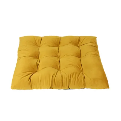 Produktbild von Samt-Kissenbett (100 x 70 cm) – Senfgelb