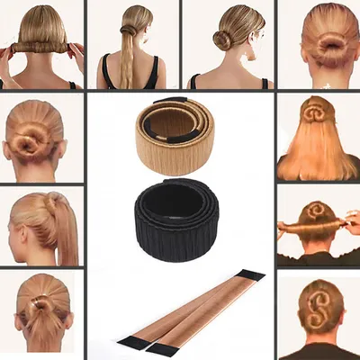 Obrázok produktu pre Spona do vlasov na drdol šampanská