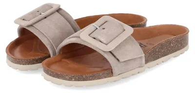 Productafbeelding van Palado dames slippers, grijs, suède, maat: 39