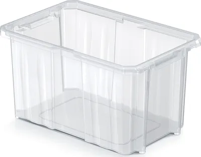 Produktbild von nabbi Kunststoff-Aufbewahrungsbox NCC12 6 l – transparent