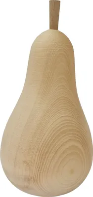 Produktbild von Holzbirne aus Zirbenholz zur Dekoration, Duftbirne 40.10-019