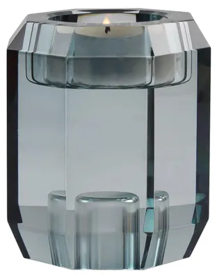 Kristall-Kerzenhalter-Set, smaragdgrün, für Stab- & Teelichter