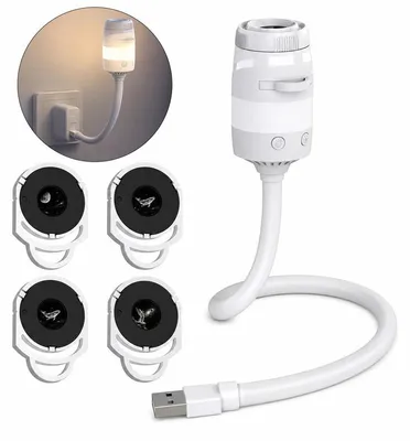 Produktbild von Galaxy Projektor 2-in-1 6 Scheiben – 360° drehbar, USB, Nachtlicht | Sternenhimmel für Schlafzimmer & Auto