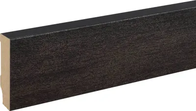 Produktbild von Sockelleiste MDF 16 x 58 x 2500 mm Grau zum Kleben, Clipsen, Schrauben & Nageln MDF-Kern foliert Fußleiste by PROVISTON 12.5 Meter | 5 Stück