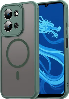 Produktbild von Magsafe Handyhülle für Xiaomi Redmi 15C Matt Case Schutzhülle Kratzfest Passgenau Grün