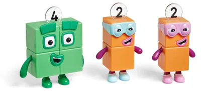 Produktbild von Learning Resources Numberblocks - Lernspielzeug Vier und die Schrecklichen Zweien