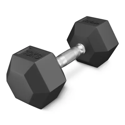 Produktbild von 4FIZJO Hantel, HEX Stahl, einzeln für Kraft- und Ganzkörpertraining 10 kg