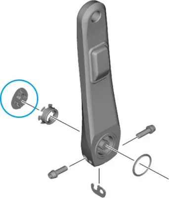 Produktbild von SHIMANO Abdeckkappe FC-R8100-P - passend für FC-R8100-P Kurbel mit Powermeter...