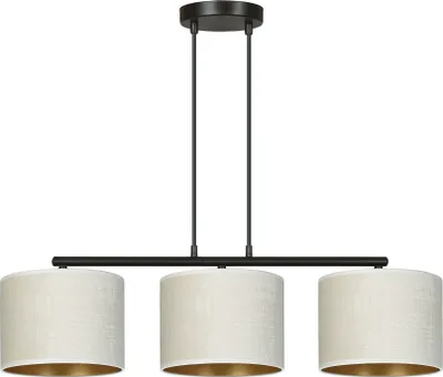 Zdjęcie produktu dla Żyrandol Emibig 3xE27 60W HILDE 3 BL WHITE 1052/3