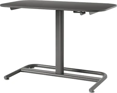 Produktbild von Schreibtisch SEGRARE, höhenverstellbar, Dunkelgrau, 110 x 60 cm