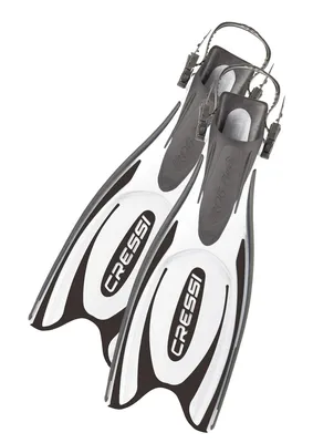 Produktbild von Cressi Geräteflossen Frog Plus schwarz/weiß L/XL (45/47)