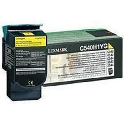 Obrázok produktu pre Lexmark C540H4YG, 2000 strany, Žltá, 1 kusov