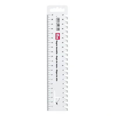 Obrázek produktu pro Prym 610730, Měřítko, Plast, Bílá, Matný, cm, mm, 210 mm