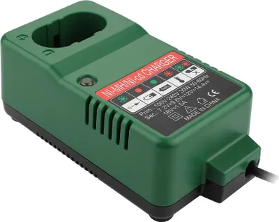 Produktbild von Trade-Shop Akku-Ladegerät 7,2V-18V Ni-MH Ni-Cd kompatibel mit Makita 638347-8-2 9100A 9101A 9102A59-1 PA18, kompatibel mit Einhell 91011