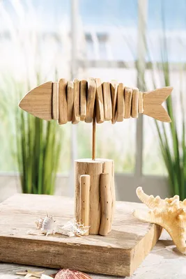 Produktbild von Gilde Holz Fisch auf Base VE 4 51455