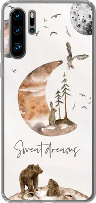 Produktbild von MuchoWow® Handyhülle Schutzhülle Hülle für Telefoonhoesje Huawei P30 Pro Kinder - Tiere - Sprichwörter Silikon Softcase Handy Hülle - Schutzdeckel