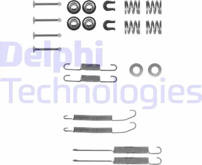 Produktbild von DELPHI Zubehörsatz Bremsbacken LY1199 Hinten für NISSAN ALMERA I Hatchback (N15)