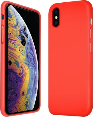 Image de Étui Apple iPhone X / XS Handy Protection Cover Silicone Gel Case Handy Case, rouge