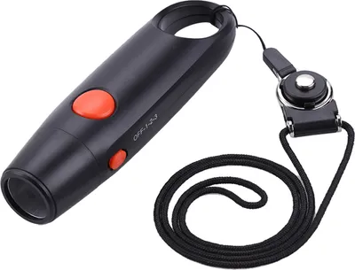 Produktbild von Elektronische Pfeife fuer das ueberleben im Freien Basketball Fussballspiele Schiedsrichter Sporttraining Cheerleading Whistle (4PCS CR2302 ist enthalten) Schwarz