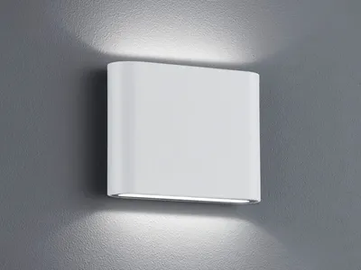 Produktbild von Trio Leuchten LED Außen-Wandleuchte Thames II weiß matt Up- & Downlight
