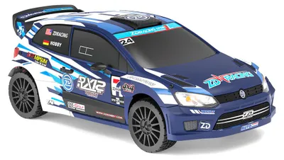 Produktbild von ZD Racing RX12 1:12 RTR RC Drift Rally Auto 4WD 2.4GHz, 80 km/h 3S Brushless, Gyro, Metallchassis, Öldämpfer, LED, High Speed RC Car, Blau