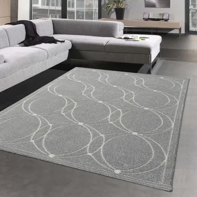 Immagine prodotto di Tappeto orientale con splendidi ornamenti | per interni ed esterni | in grigio Dimensioni - 200 x 290 cm