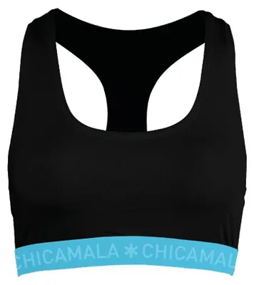 Produktbild von Damen-Racerback-Top – Einfarbig, schwarz, Baumwolle