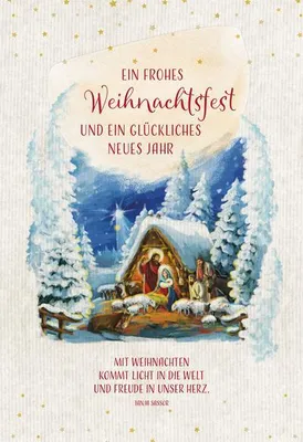 Produktbild von Ein frohes Weihnachtsfest und ein glückliches neues Jahr