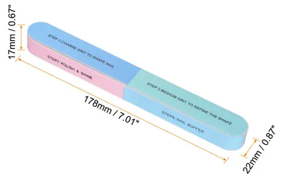 Produktbild von 10 Stš¹ck Nagelfeilen, 7-Wege-Buffer fš¹r N?gel, 120/240/600/3000/6000 K?rnung Nagelpolierbl?cke Professionelles Nagelpolierer-Set fš¹r Acryl- und Naturn?gel