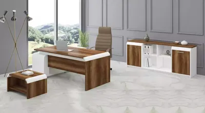 Obrázok produktu pre Sada kancelárskeho nábytku: pracovný stôl, archívna skriňa, skriňa, luxusný štýl