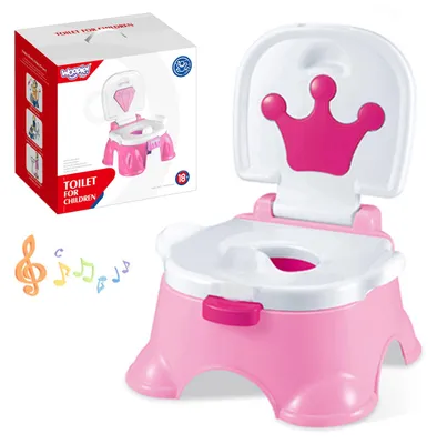 Zdjęcie produktu dla WOOPIE BABY Pierwszy Nocnik dla Dziecka z Muzyką 3w1 Krzesełko Stopień