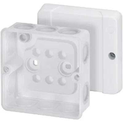 Obrázek produktu pro Spojovací krabice - Plochá montážní krabice 88x88mm DE 9321