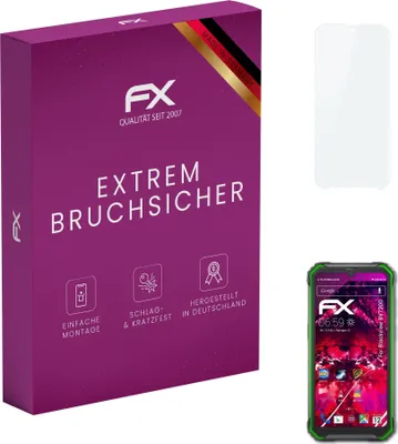 Produktbild von atFoliX FX-Hybrid-Glass Displayfolie kompatibel mit Blackview BV7200 Glasfolie