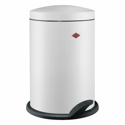 Zdjęcie produktu dla Wesco kosz na śmieci 116, kosz na śmieci, kosz na śmieci, blacha stalowa, biały matowy, 13 L, 116212-74