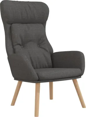 Zdjęcie produktu dla vidaXL Fotel Relax ciemnoszary materiał