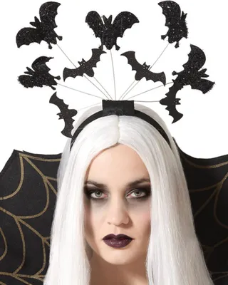 Immagine prodotto di Atosa Halloween tiara pipistrello Oro Oro Taglia Unica