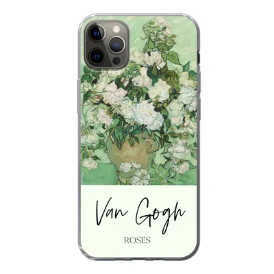 Produktbild von MuchoWow® Handyhülle Schutzhülle Hülle für iPhone 13 Pro Max Malerei - Blumen - Van Gogh Silikon Softcase Handy Hülle - Mobiltelefon