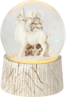 Produktbild von Weihnachtsschneemann mit Rentiermotiv