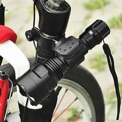 Produktbild von 360-Grad-Fahrradhalterung fuer Fahrrad-Fahrradhalterung fuer LED-Taschenlampen-Taschenlampenclip