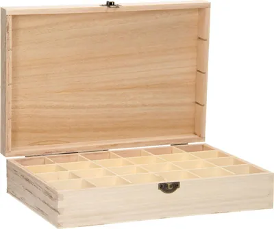 Image de Boîte en bois à 24 compartiments